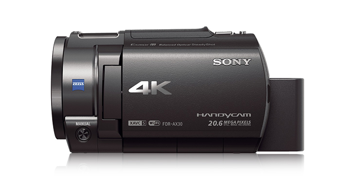 SONY AX30 插卡式4K攝影機產品特色- SONY FDR-AX30 數位插卡式4K攝影機