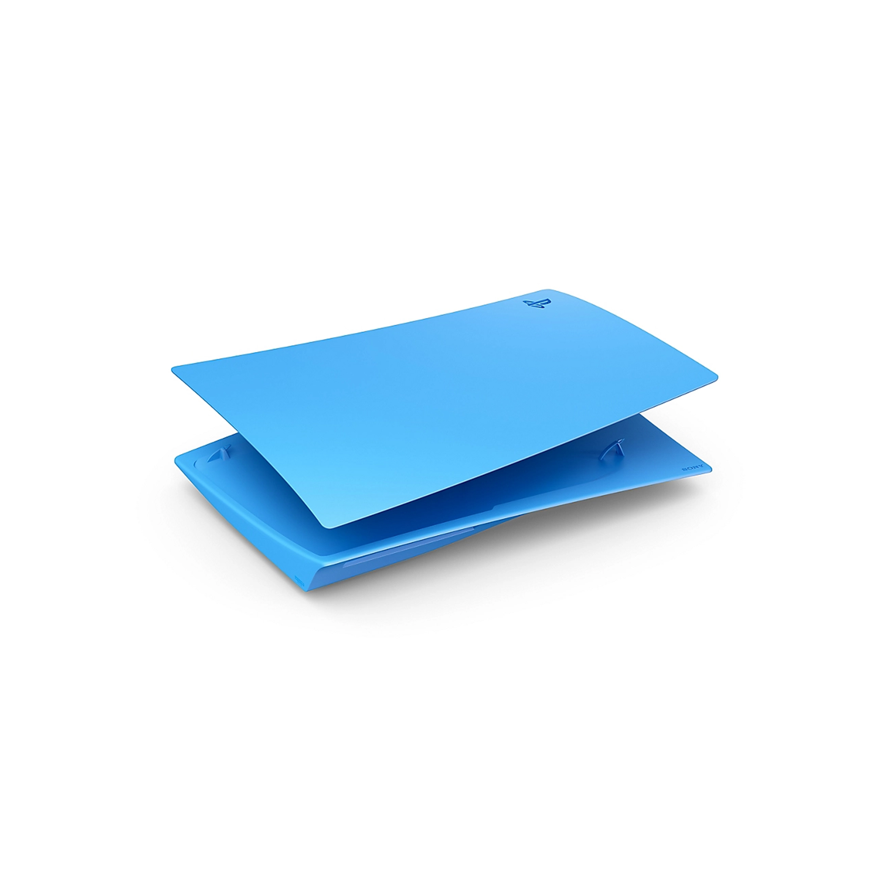 星光藍PlayStationR5 光碟版主機護蓋平放圖
