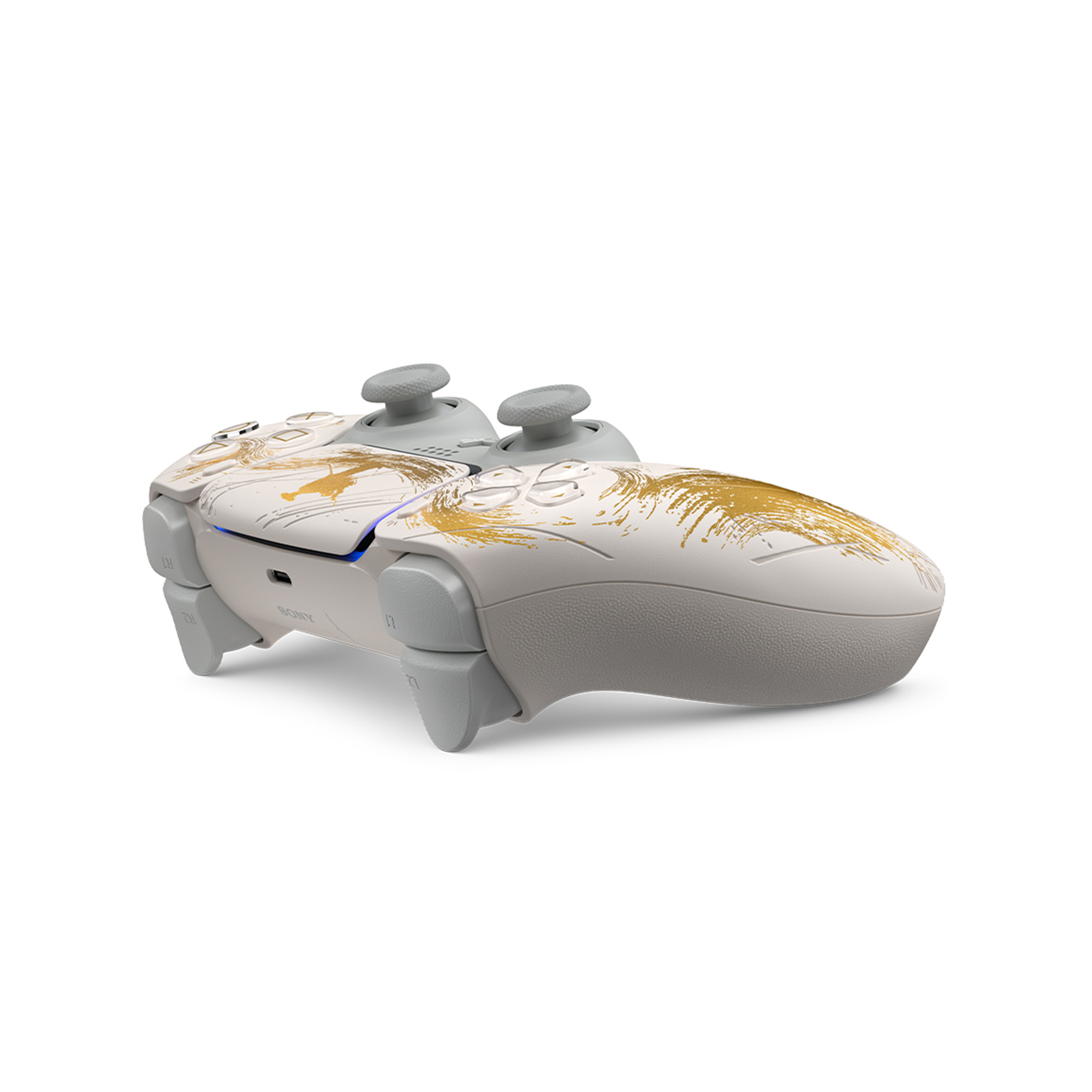 黃金限量版 DualSense Edge 無線控制器左側圖式