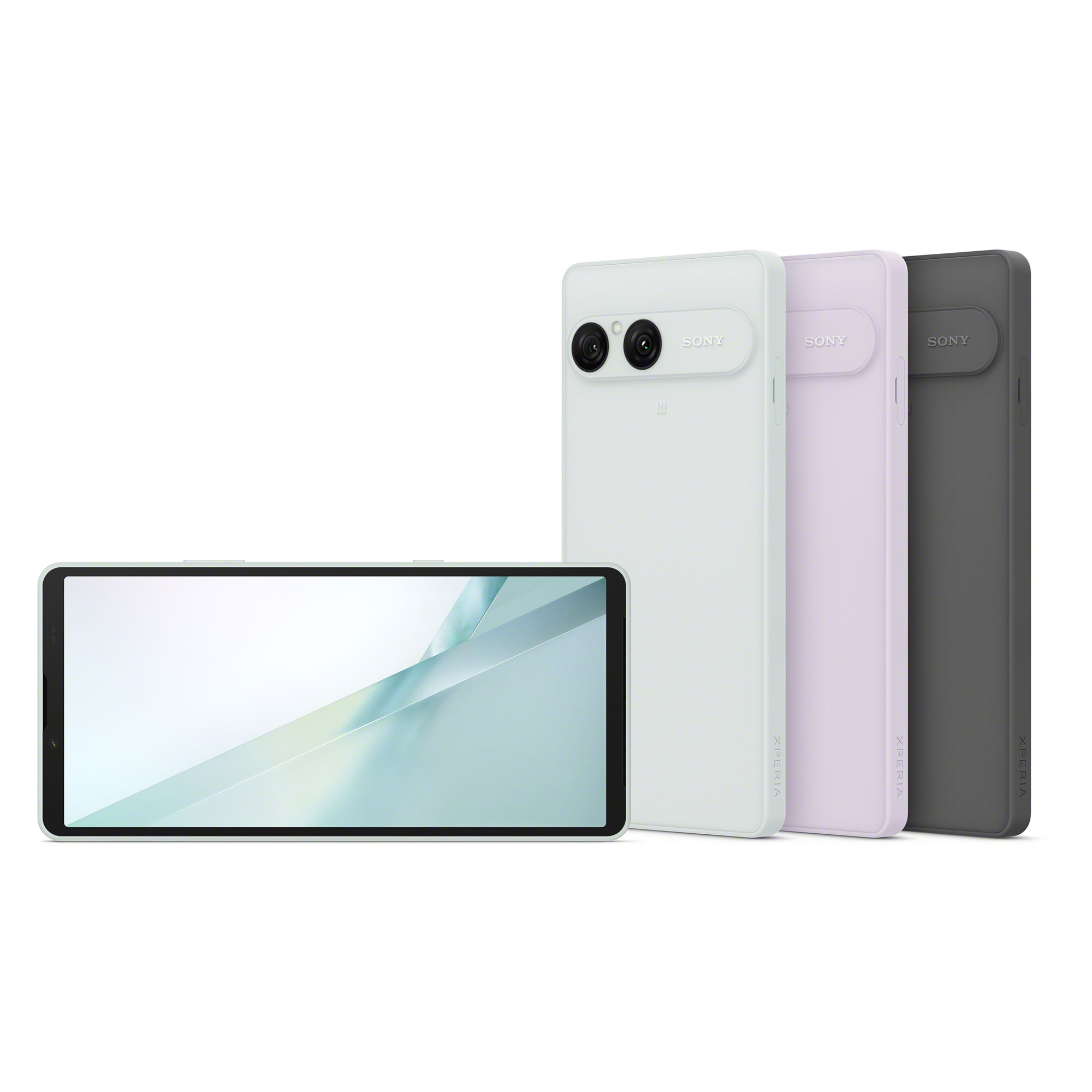 三部 Xperia 10 VIII 手機，初霜灰，沁雪白、迷霧紫