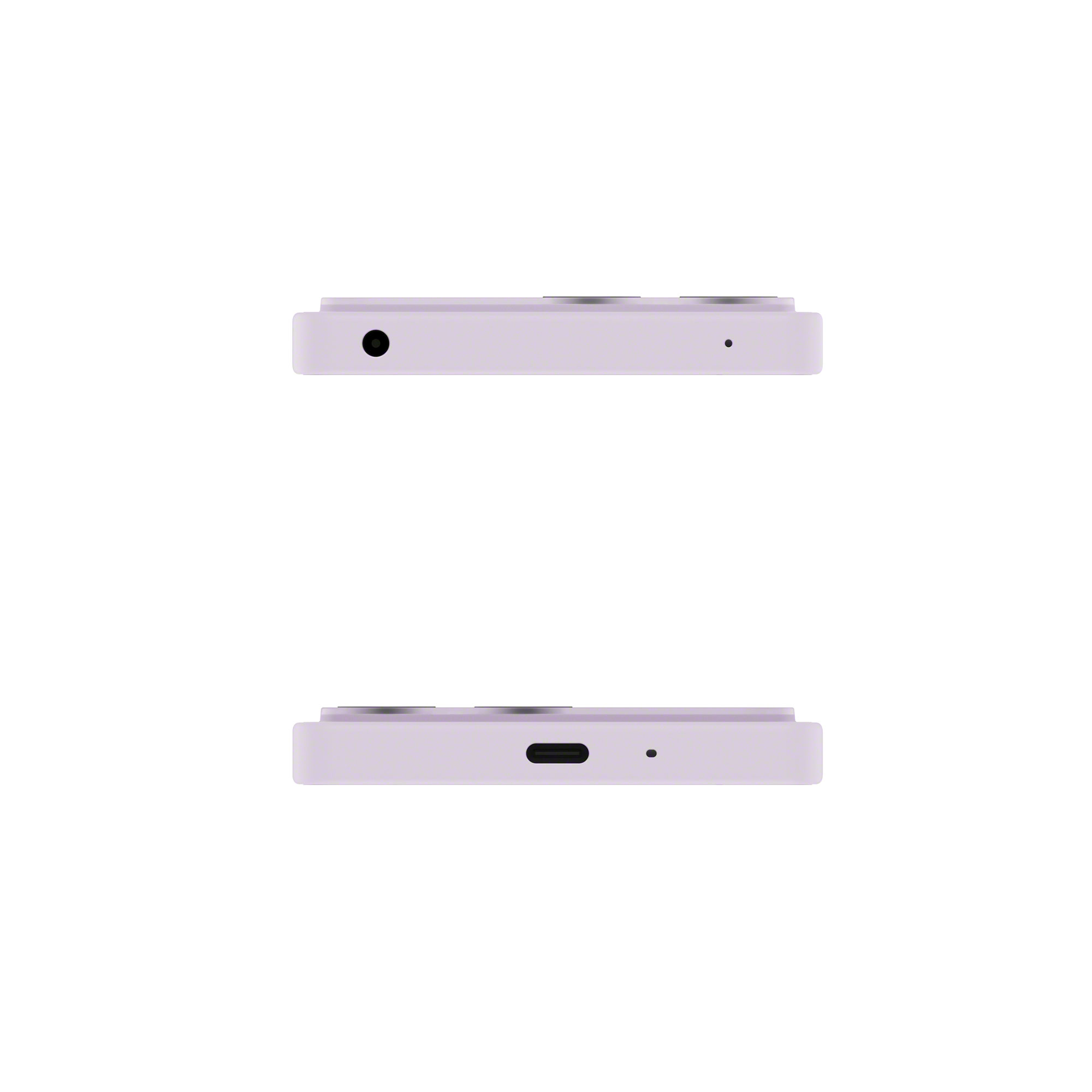 迷霧紫 Xperia 10 VIII 手機機身頂部跟底部圖式