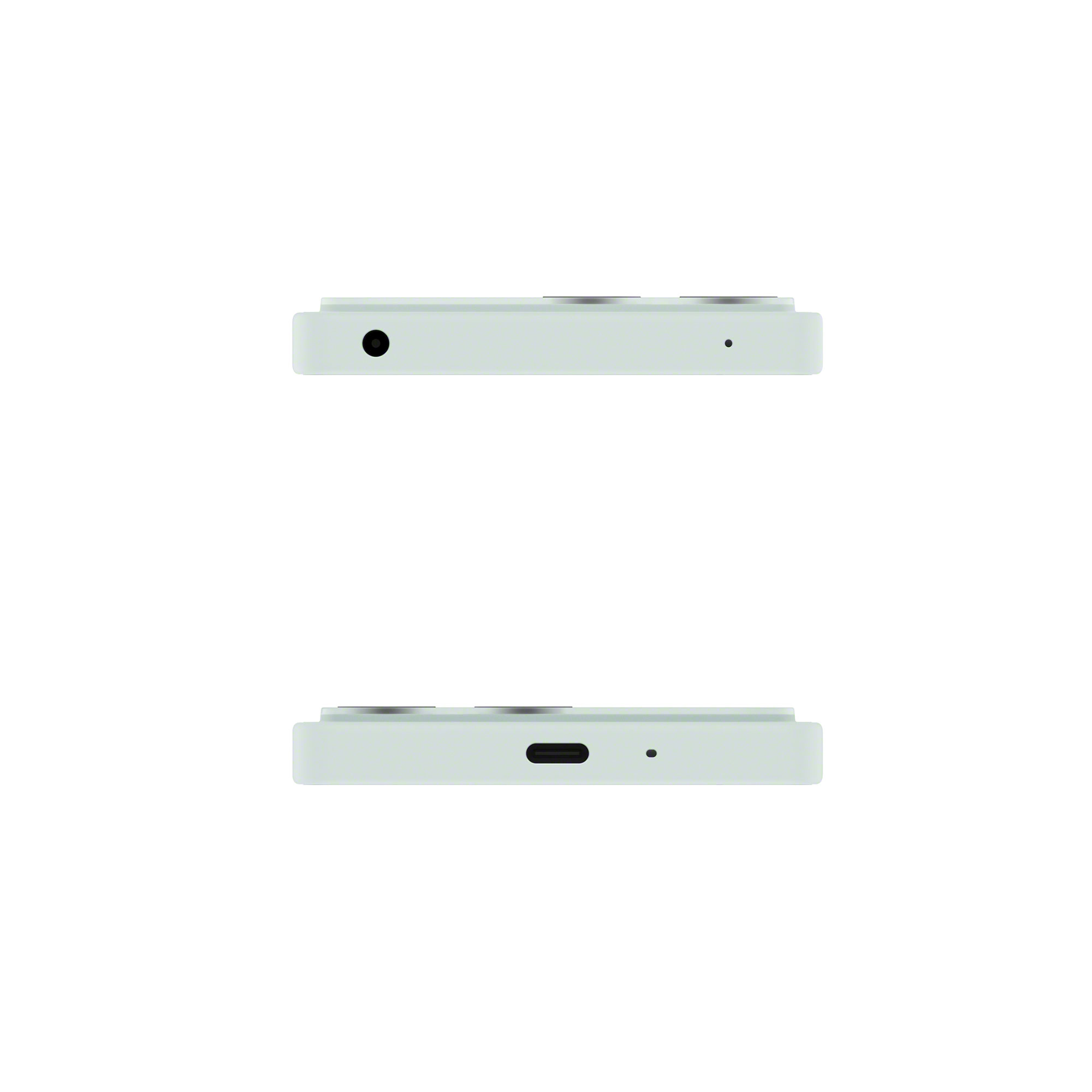 沁雪白 Xperia 10 VIII 手機機身頂部跟底部圖式