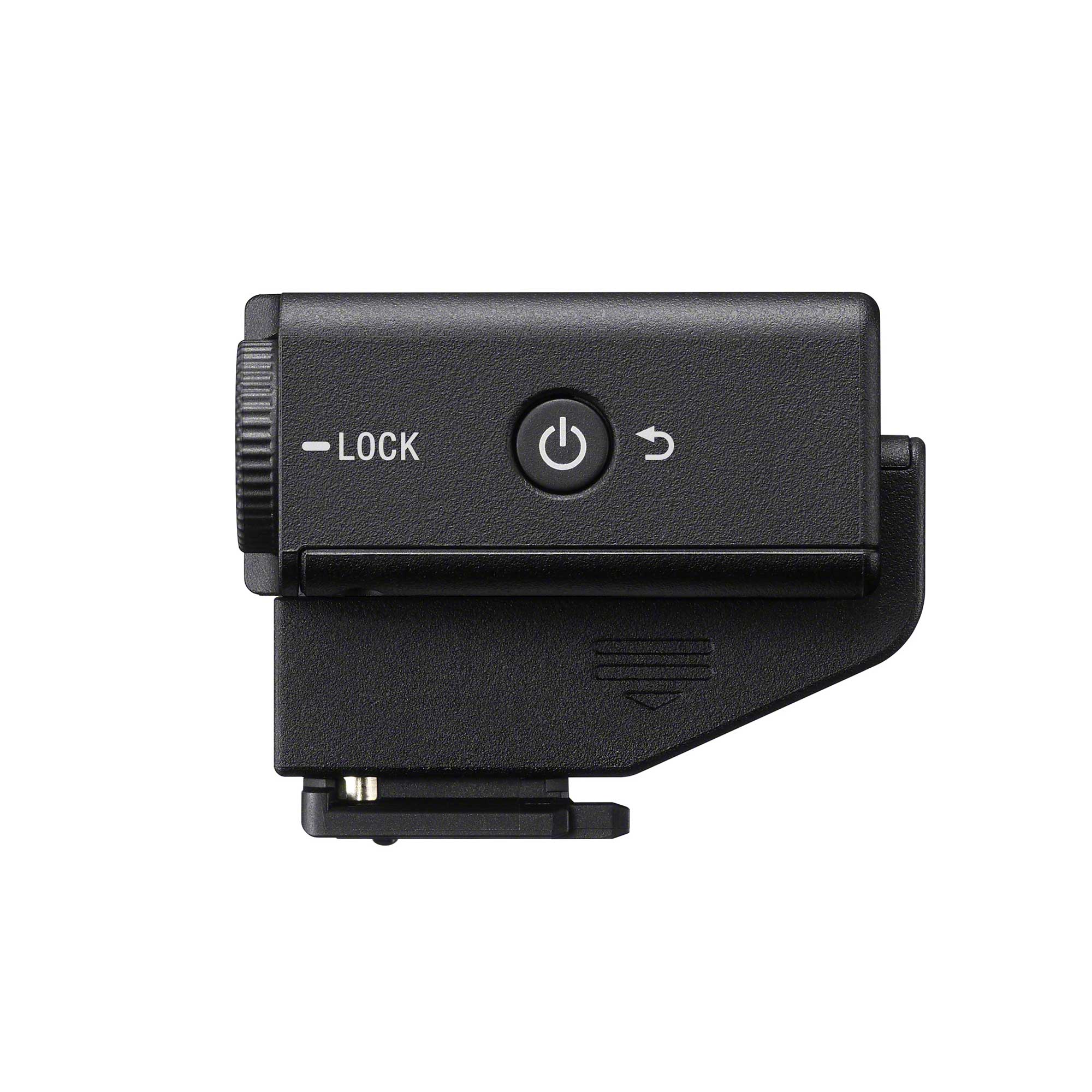 ECM-W5R 接收器，右側開關鍵圖式