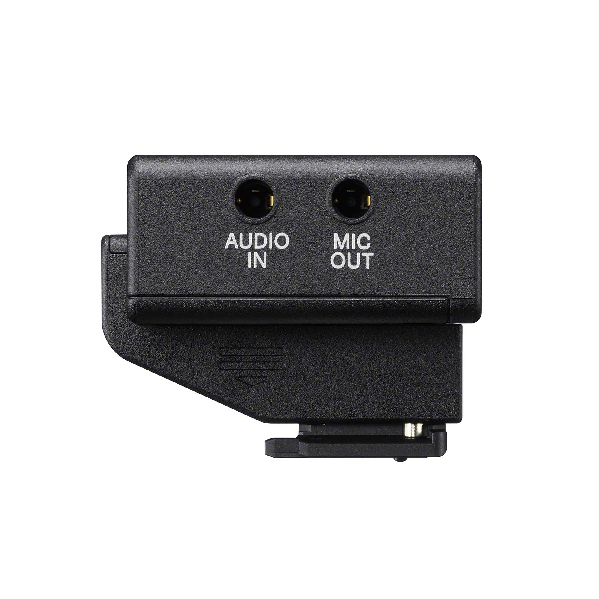 ECM-W5R 接收器，左側輸入端子圖式