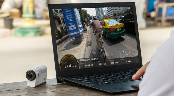 顯示 Action Cam 行經路線