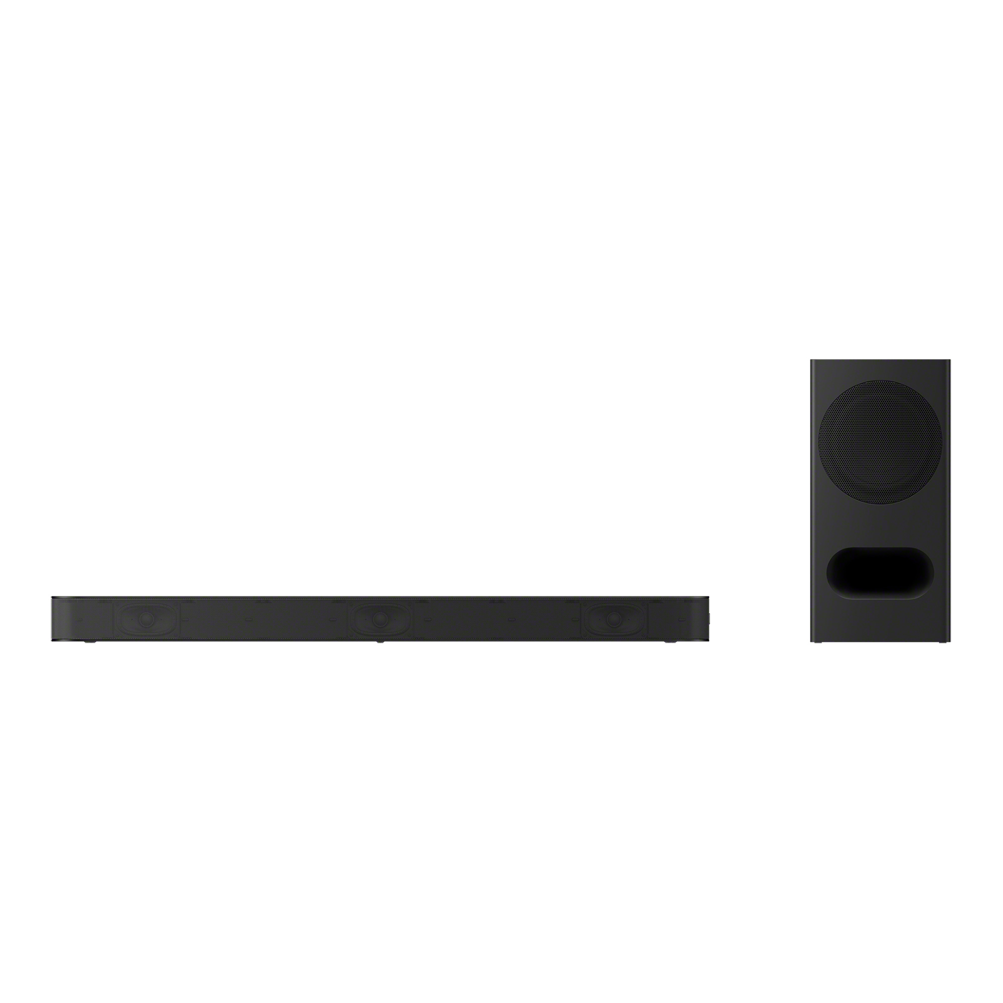 BRAVIA Theatre Bar 5 單件式喇叭和重低音揚聲器前視圖 