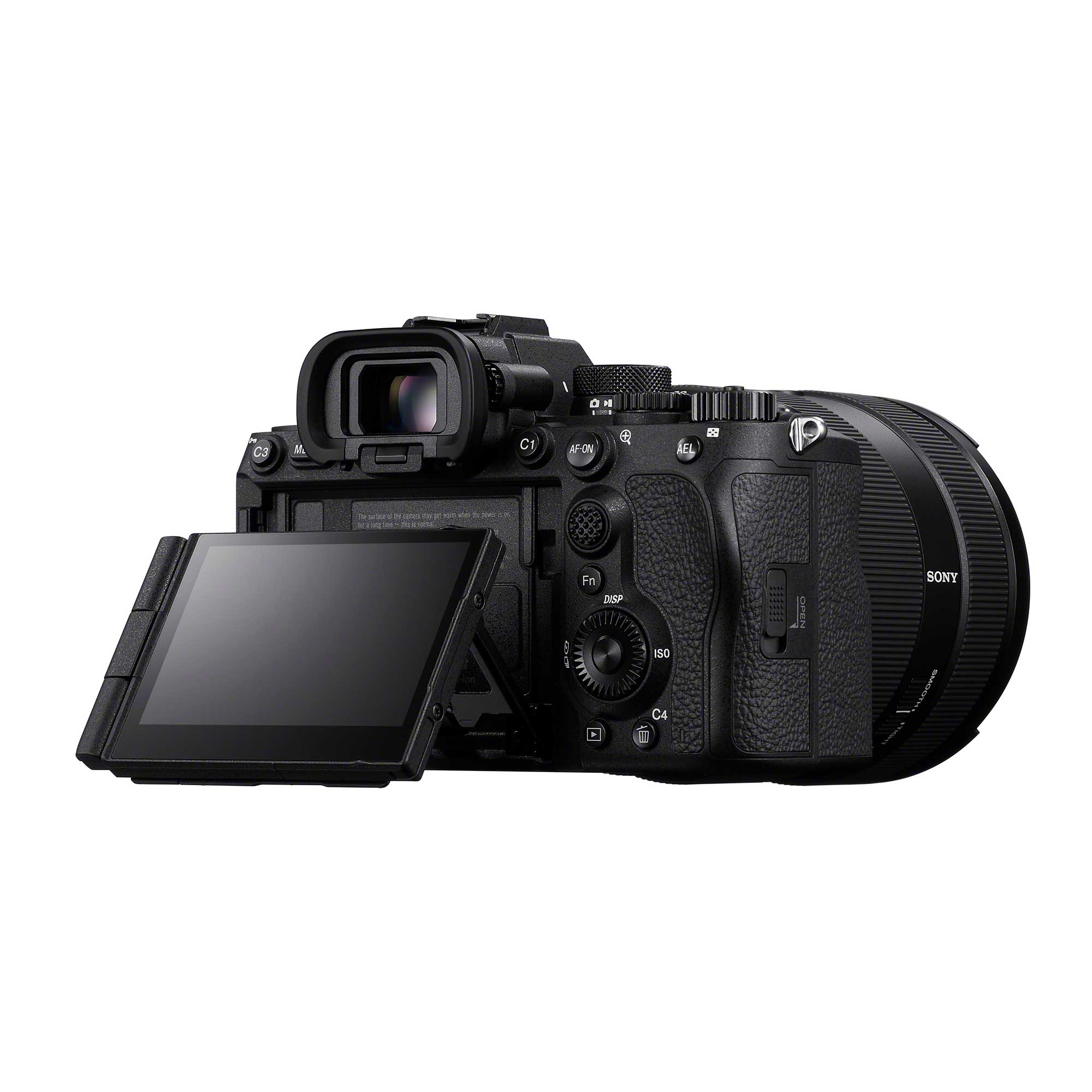 α7R VI 相機 LCD 掀起示意圖 