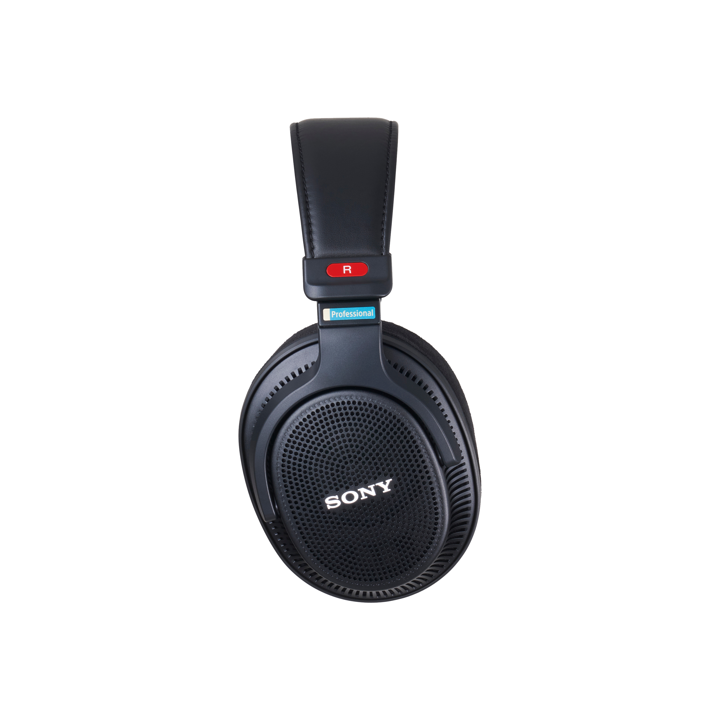 Sony MDR-MV1 開放式錄音室監聽耳機右耳耳罩的側面圖
