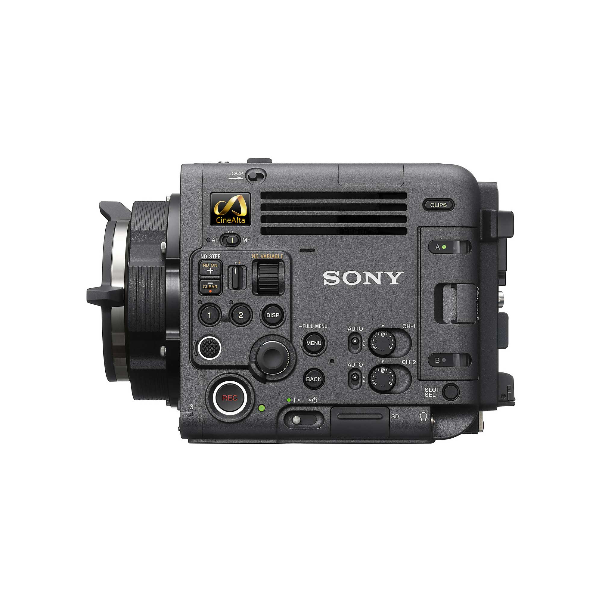 MPC-2610 電影攝影機左側圖示