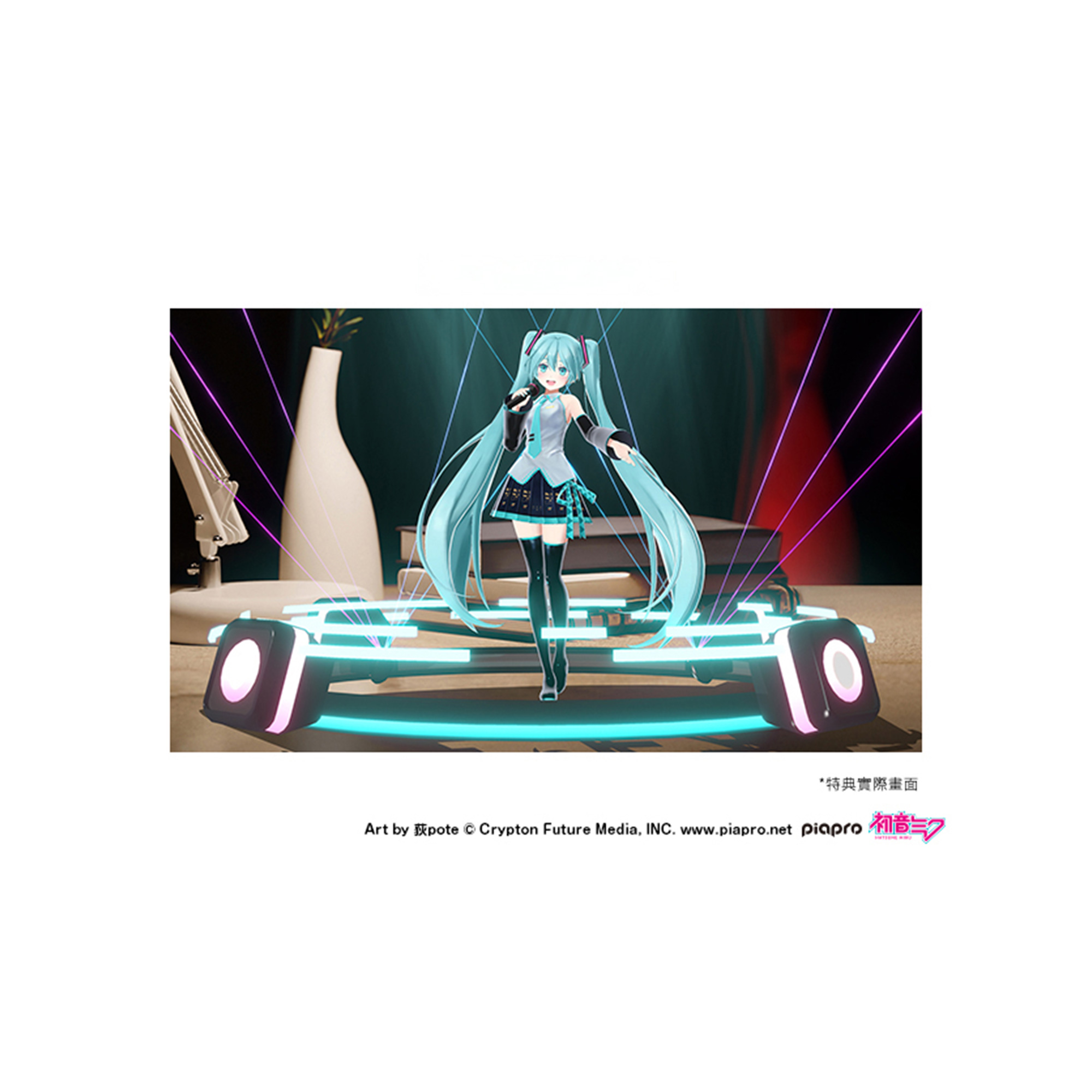 LinkBuds Fit 初音贈品組，初音特典畫面