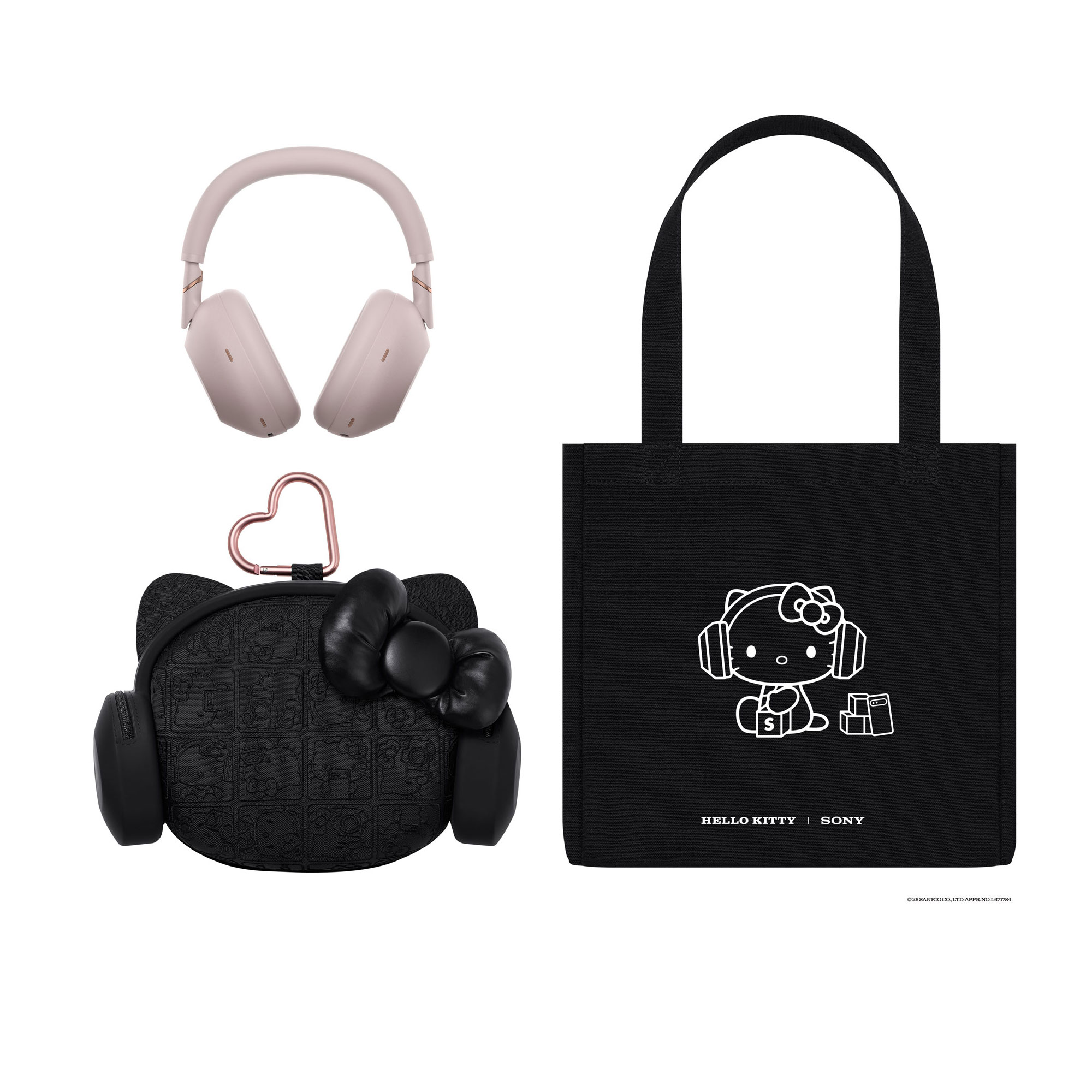 WH-1000XM6 x Hello Kitty 合作限定版