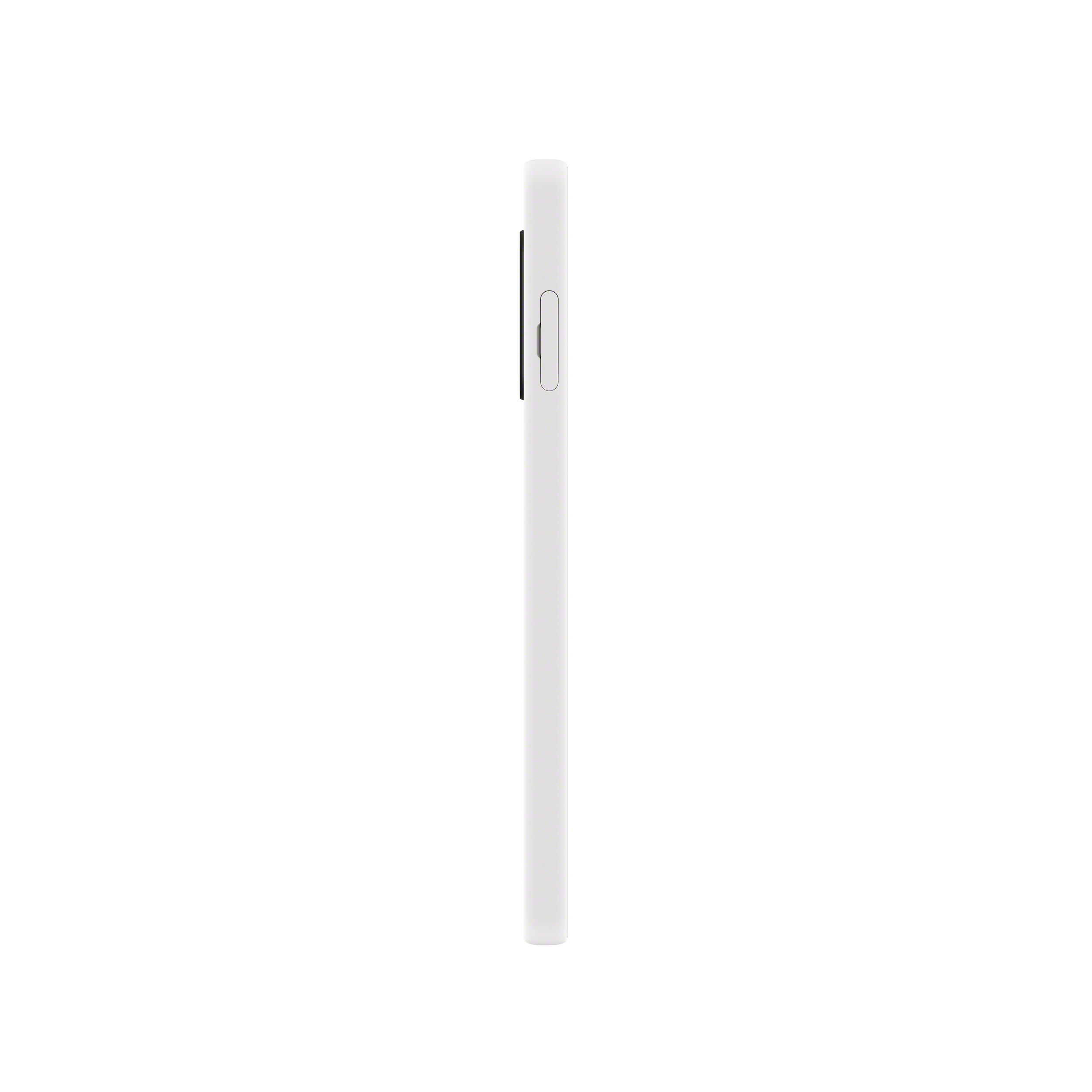 桔梗白 Xperia 10 V 智慧型手機，手機斜側視角