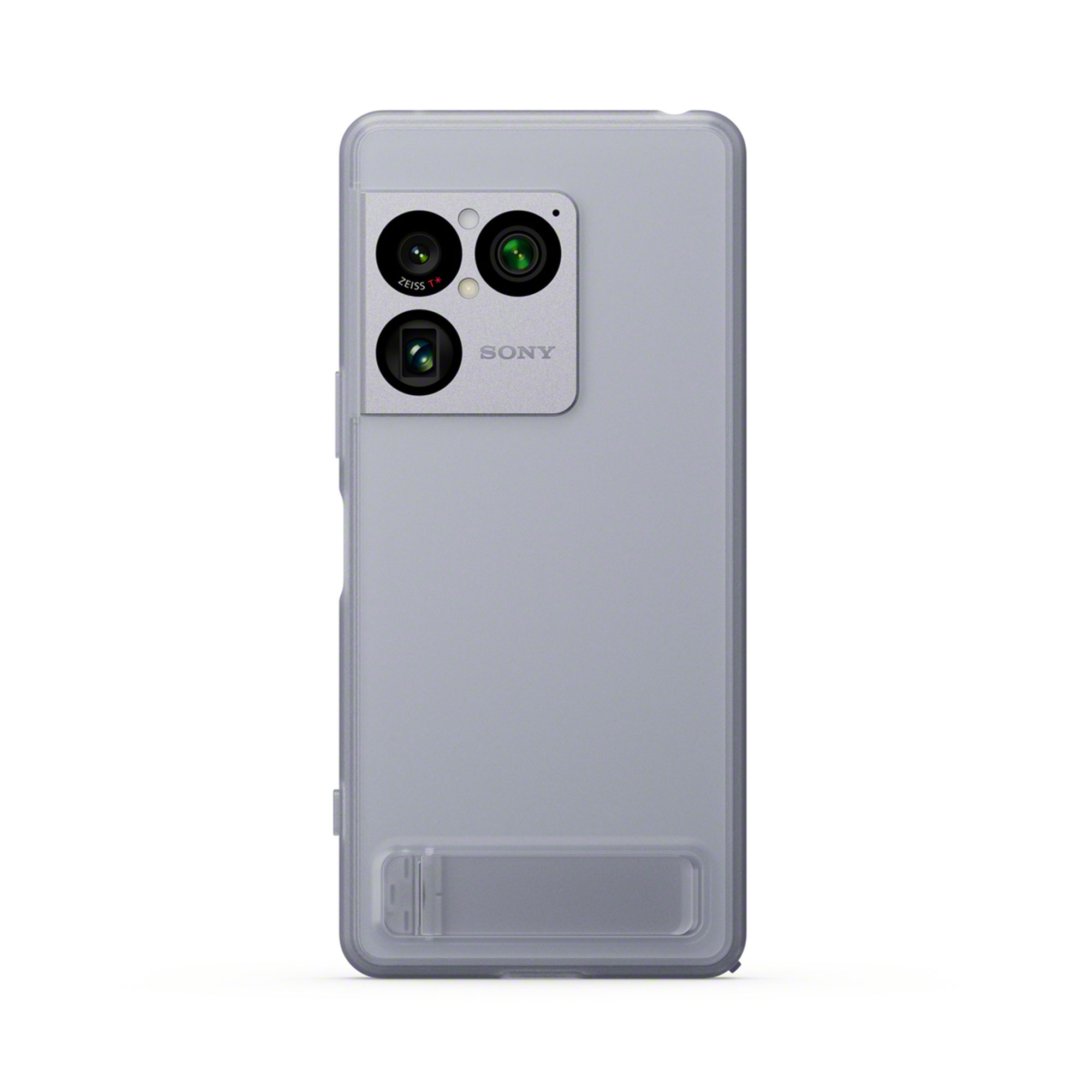 冷礦銀 Xperia 1 VIII 專用可立式時尚保護殼背面圖式