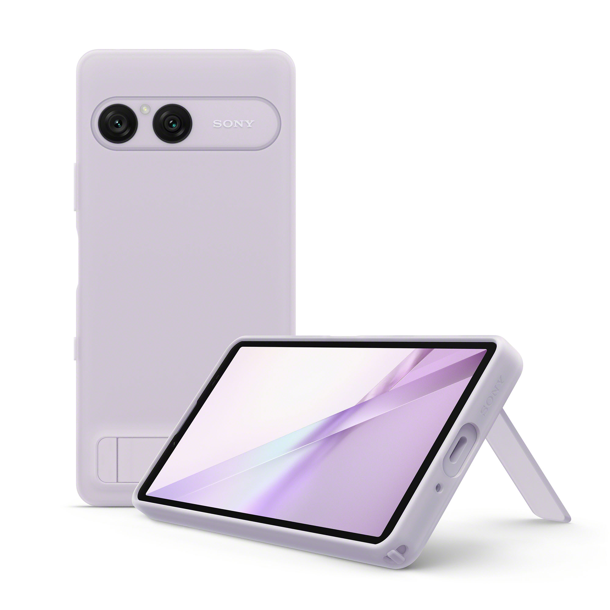 迷霧紫 Xperia 10 VIII 專用可立式時尚保護殼