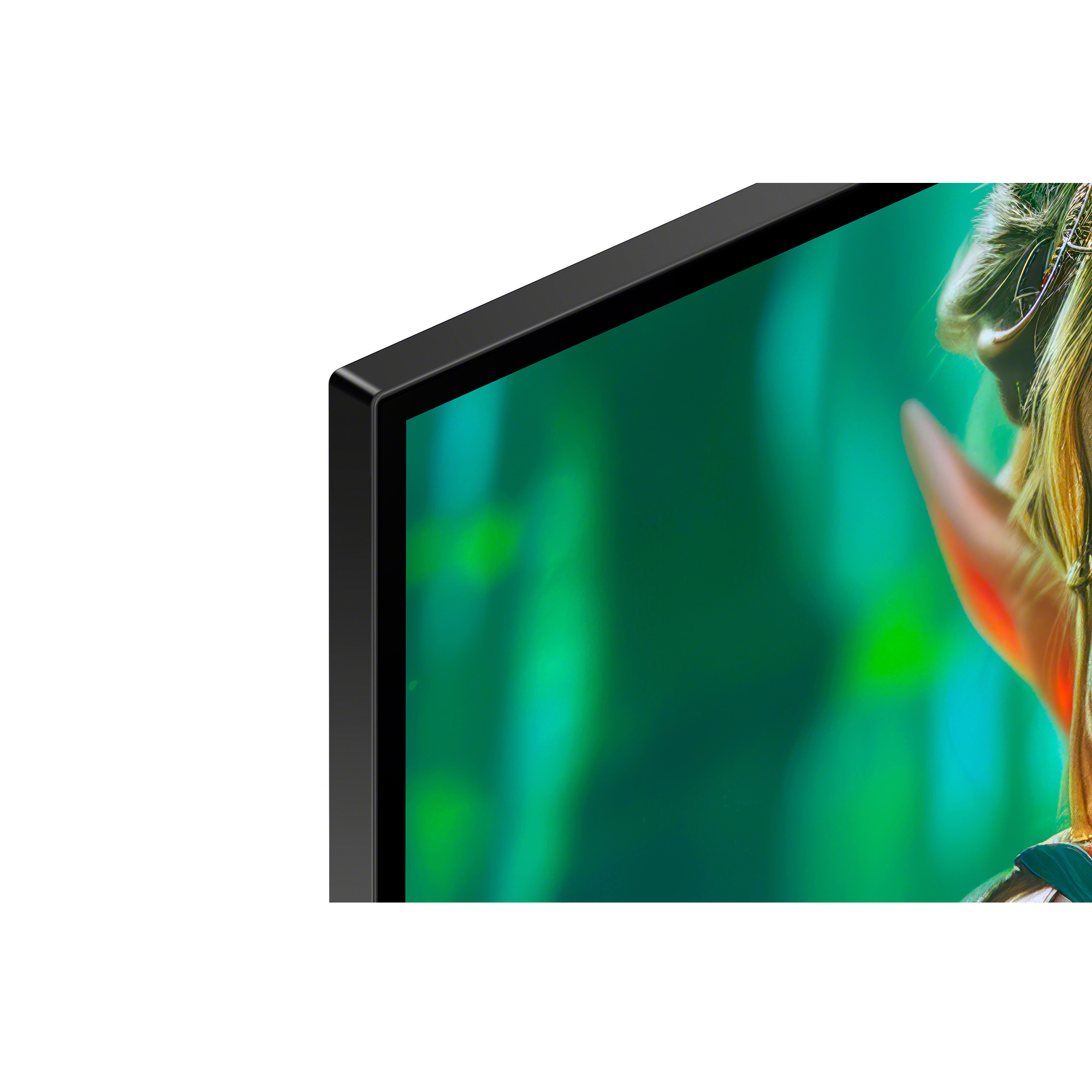 BRAVIA 2 II 邊框近拍圖，顯示纖薄的邊框設計。