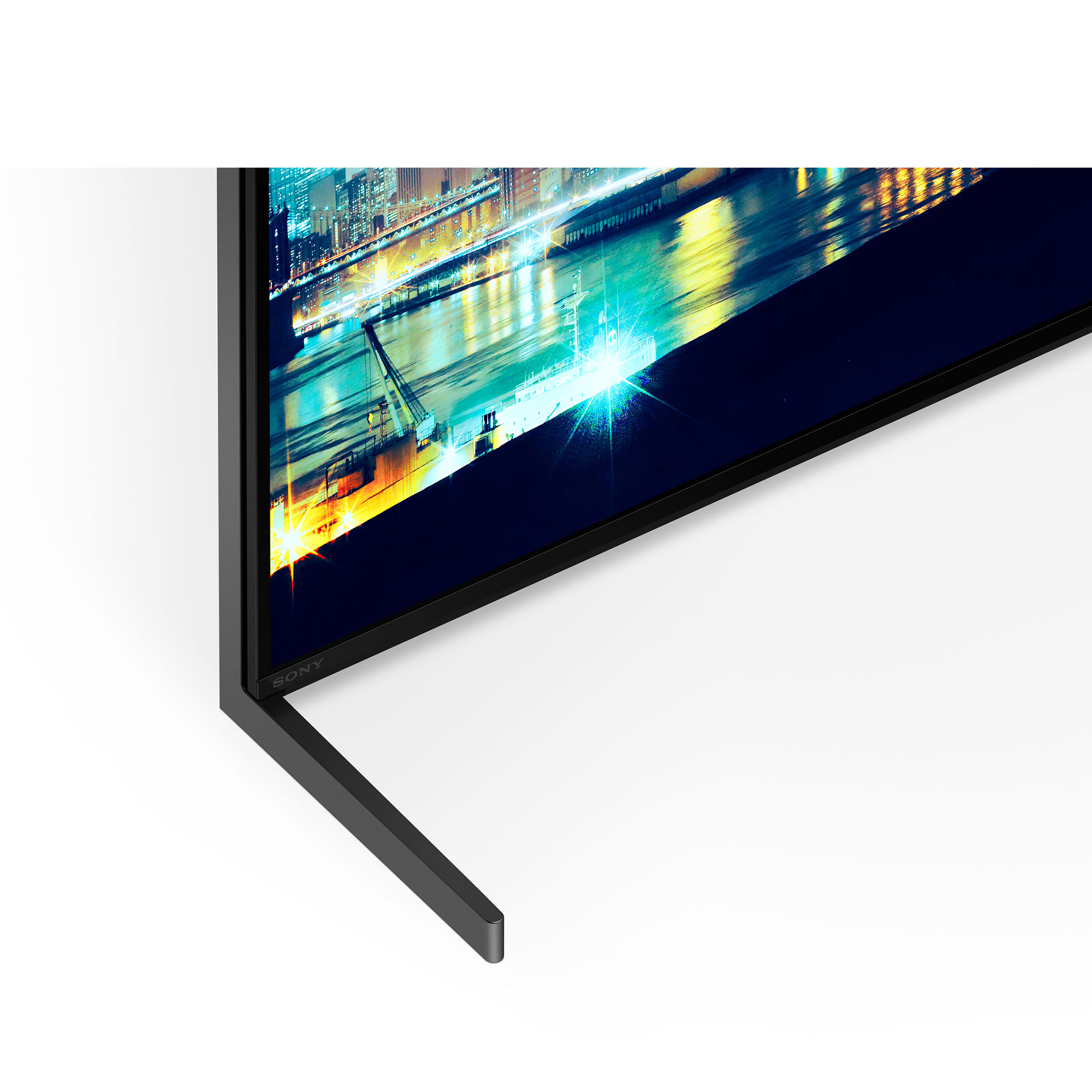 BRAVIA 電視底座左斜角近拍照