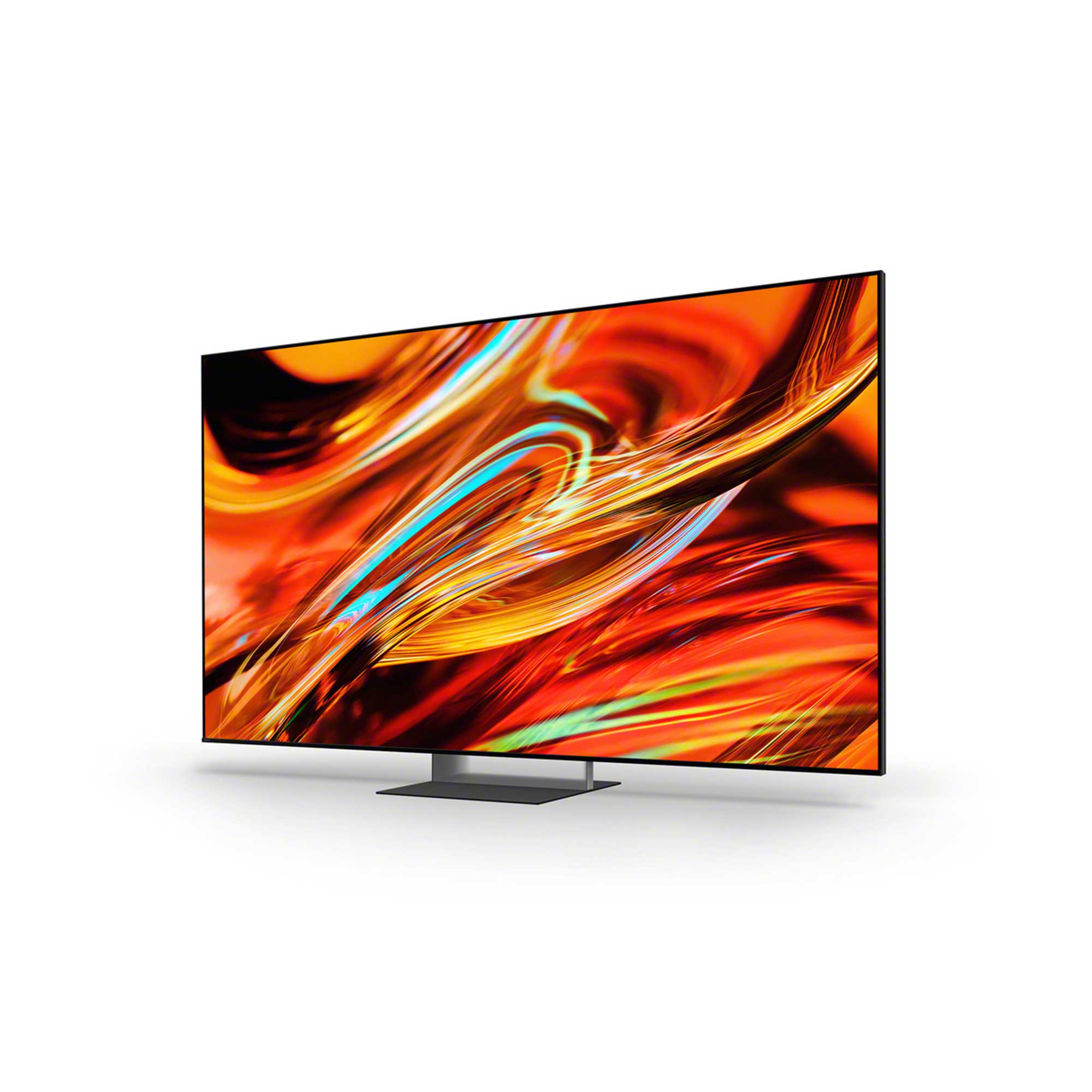 BRAVIA 顯示器側向傾斜放在支撐立架上