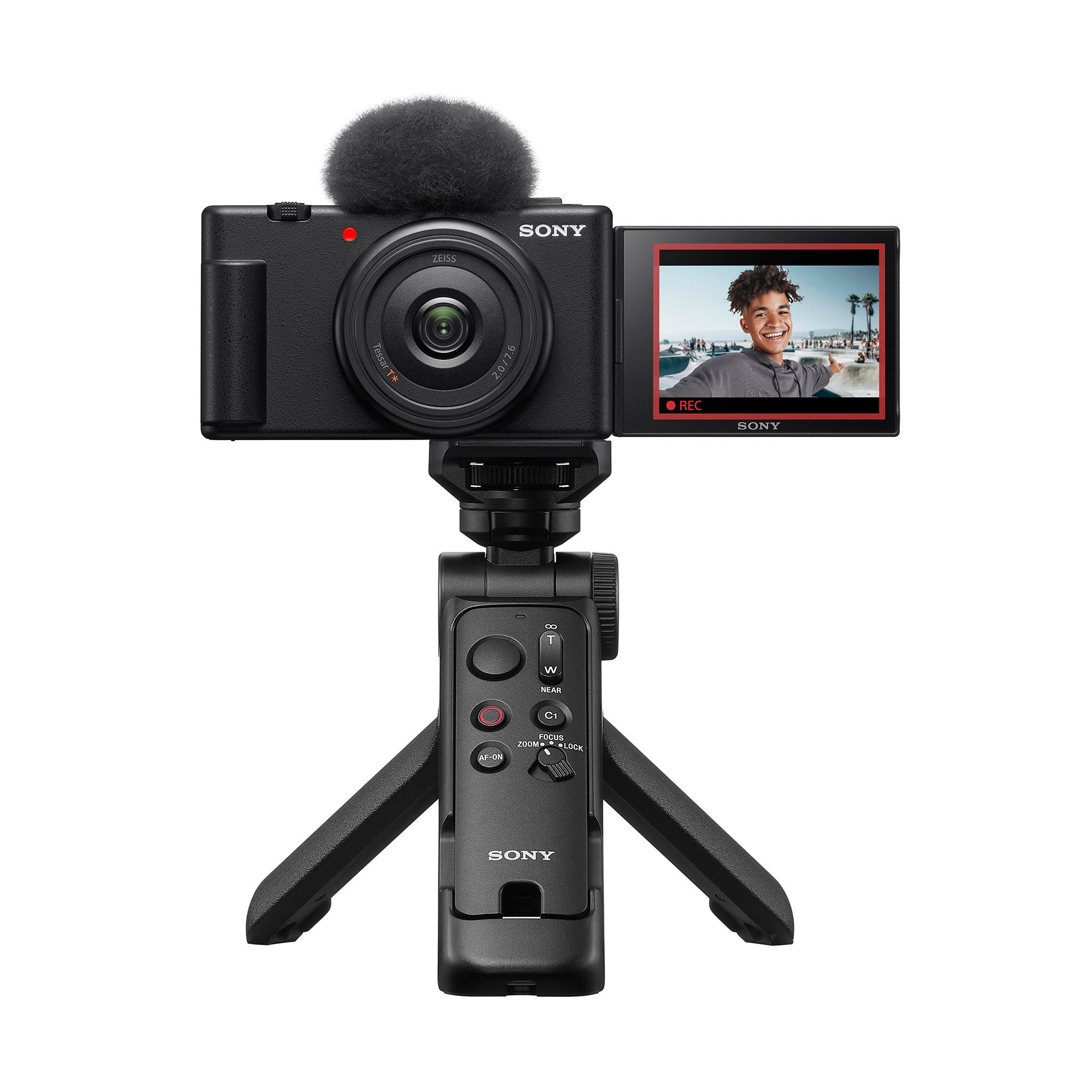 黑色 Digital Camera ZV-1F 手持握把組合
