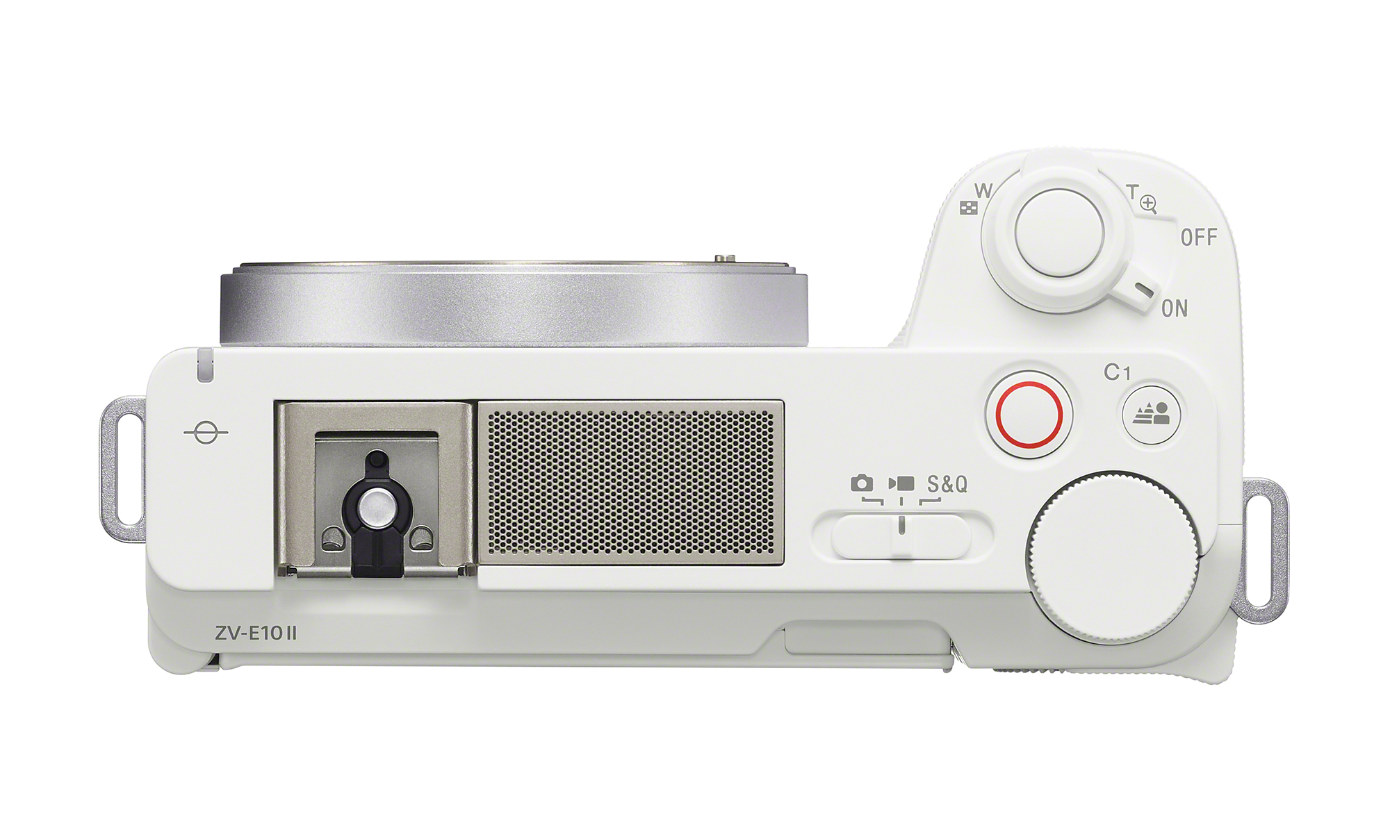 白色ZV-E10 II相機上方圖