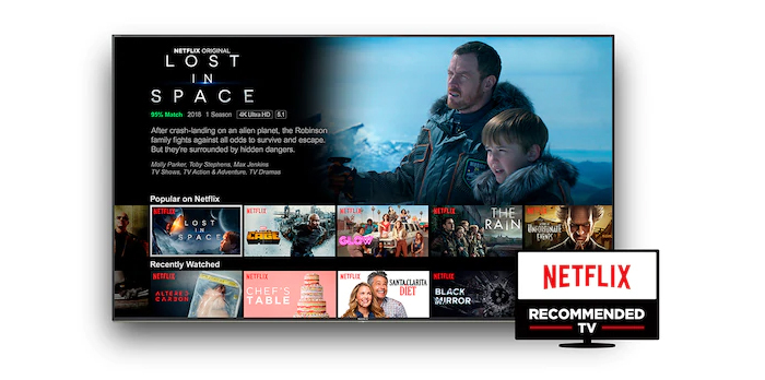 Netflix 強力推薦我們推出的 Android TV