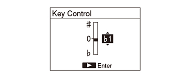 調整播放音調 (Key Control)